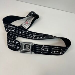 Buckle-Down Y2K Seatbelt Belt Honda Music Notes Adjustable Mall Goth Emo JDM